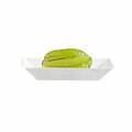 Packnwood 6.6 x 5.1 x 1.1 in. Eco-Design Sugarcane Plate, White 210ECOD1814